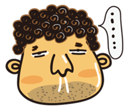 Q hair CHARGE sticker #7118197