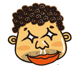 Q hair CHARGE sticker #7118198
