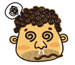 Q hair CHARGE sticker #7118206
