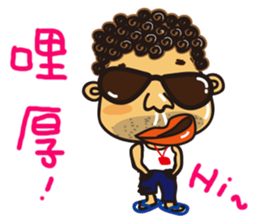 Q hair CHARGE sticker #7118207