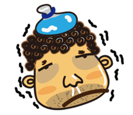 Q hair CHARGE sticker #7118212