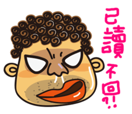 Q hair CHARGE sticker #7118215