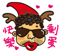 Q hair CHARGE sticker #7118218