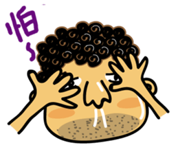 Q hair CHARGE sticker #7118224