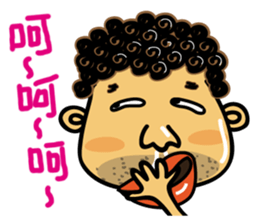 Q hair CHARGE sticker #7118226