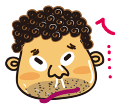 Q hair CHARGE sticker #7118231