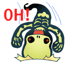 Baby skeleton / phee dek sticker #7118235