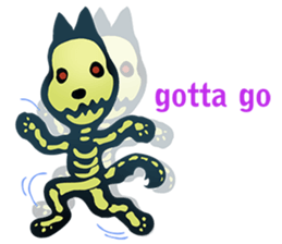 Baby skeleton / phee dek sticker #7118245