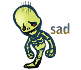 Baby skeleton / phee dek sticker #7118249