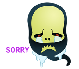 Baby skeleton / phee dek sticker #7118258