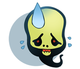 Baby skeleton / phee dek sticker #7118266