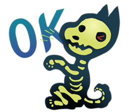 Baby skeleton / phee dek sticker #7118267