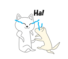 Dog Vs. Cat Part 2 sticker #7118397