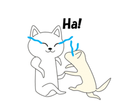 Dog Vs. Cat Part 2 sticker #7118397