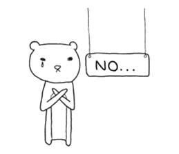 Spindling bear "English ver." sticker #7118633