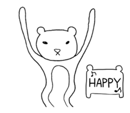 Spindling bear "English ver." sticker #7118640