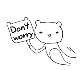 Spindling bear "English ver." sticker #7118642