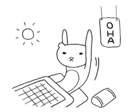 Spindling bear "English ver." sticker #7118645