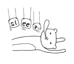 Spindling bear "English ver." sticker #7118646