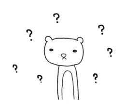 Spindling bear "English ver." sticker #7118650