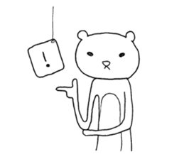 Spindling bear "English ver." sticker #7118654