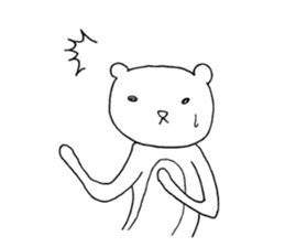 Spindling bear "English ver." sticker #7118655