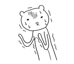 Spindling bear "English ver." sticker #7118658