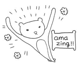 Spindling bear "English ver." sticker #7118663