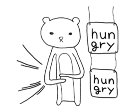 Spindling bear "English ver." sticker #7118664