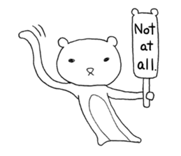 Spindling bear "English ver." sticker #7118668