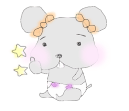 tsuki cyuu sticker #7118955