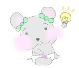 tsuki cyuu sticker #7118961