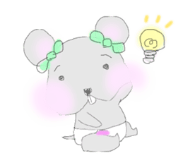 tsuki cyuu sticker #7118961