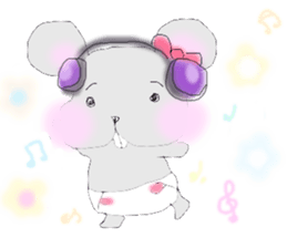 tsuki cyuu sticker #7118981