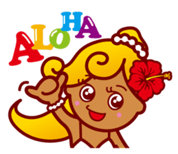 ALOHA!!! sticker #7119112