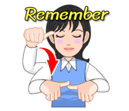 Thai Sign Language Vol.2 sticker #7119250