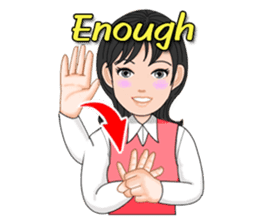 Thai Sign Language Vol.2 sticker #7119255