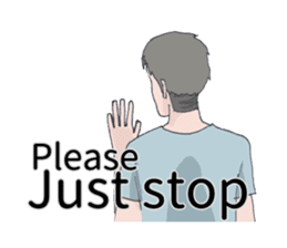 Devastated Boyfriend (English ver.) sticker #7119435