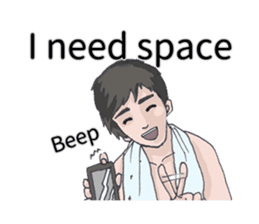 Devastated Boyfriend (English ver.) sticker #7119451