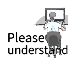 Devastated Boyfriend (English ver.) sticker #7119454