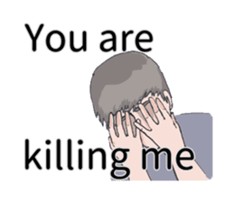 Devastated Boyfriend (English ver.) sticker #7119455