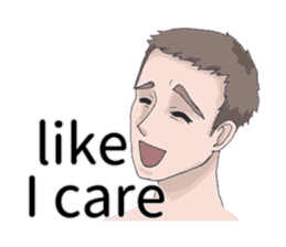 Devastated Boyfriend (English ver.) sticker #7119459