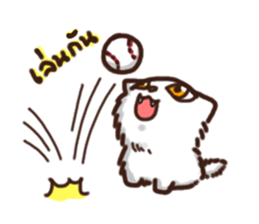 the crazy cat sticker #7119639