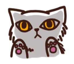 the crazy cat sticker #7119654