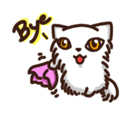 the crazy cat sticker #7119656