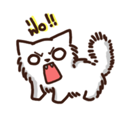 the crazy cat sticker #7119667