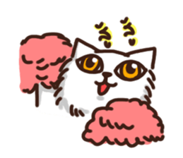 the crazy cat sticker #7119669