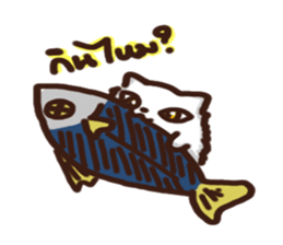 the crazy cat sticker #7119671