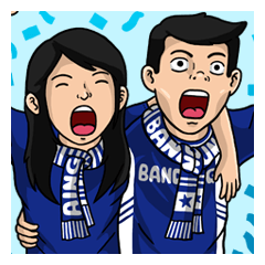 Bobotoh Couple and Friends