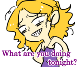 kyabajyou vol.2 English ver. sticker #7120433